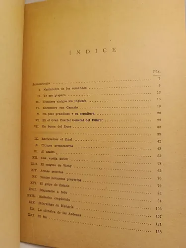 Misiones Secretas Otto Skorzeny. Hombre Rescató A Mussolini (Usado)