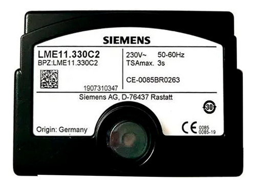 Control De Llama Lme11.330c2 Siemens Quemador A Gas Monitor