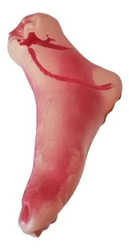 Imagem 5 de 6 de Kit 2 Pés Falso De Plástico Rígido + Sangue Falso Brinde