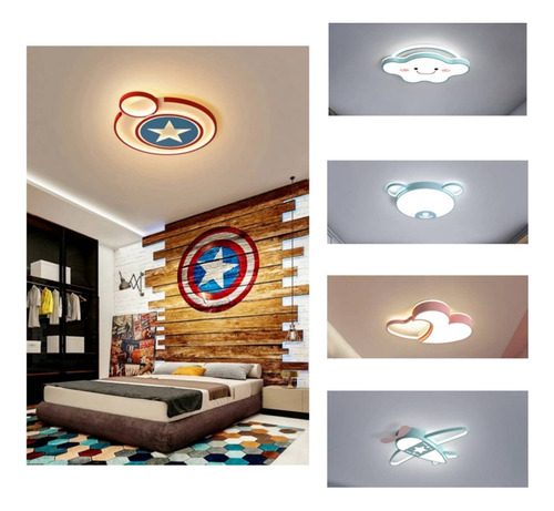 Hermosa Y Decorativa Lámpara Led D Techo Habitación Infantil