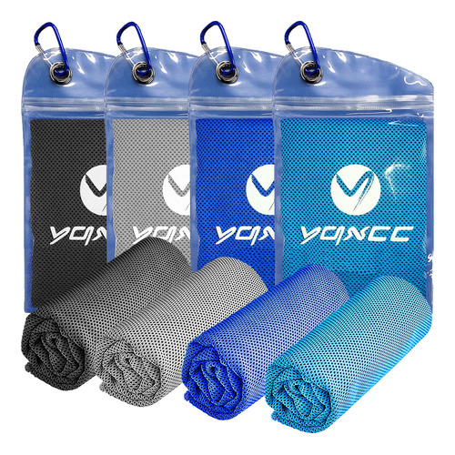 Yqxcc Paquete De 4 Toallas De Refrigeracin (40 X 12 Pulgadas