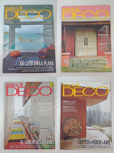 Lote Revistas Para Ti Deco X4 (130-131-132-139)