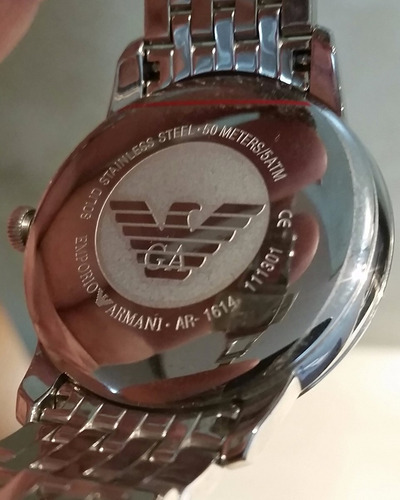 Relógio Empório Armani Classic Ar-1614 Masculino