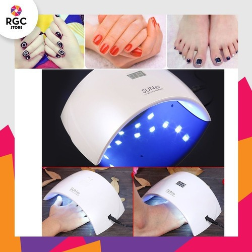 Imagen 5 de 9 de Cabina Led Uv Sun 9 24w Secador Uñas Esculpida Gelificada Manicura Pedicura