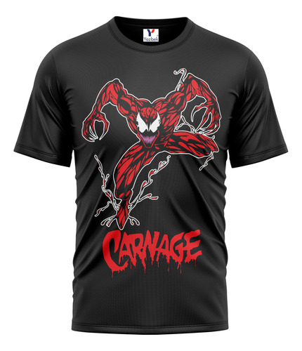 Playera Carnage, Peso Completo 100% Algodón 02