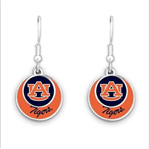 Aretes Doble Disco Oficialmente Licenciados De Auburn U...