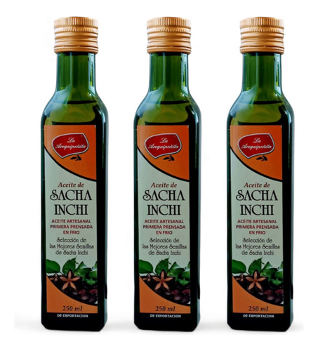 Aceite De Sacha Inchi Sachainchi 750ml Calidad Exportación