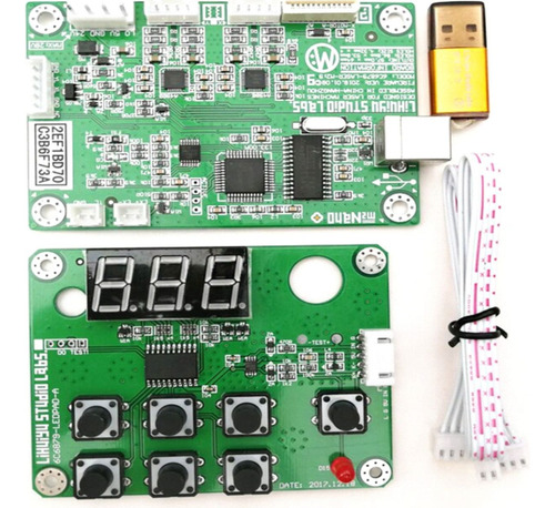 Cnc Laser M2: Control Preciso Con Panel Y Llave