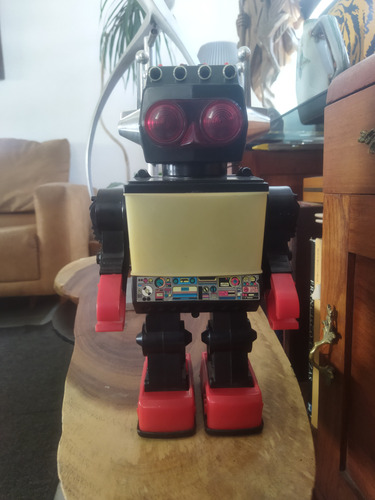 Robot Saturn 80s Japan - Juguete Japonés Robot 80 Negro (Usado)