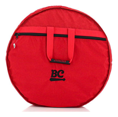 Bag De Pratos Batera Clube Bc The Red Em Nylon 600 Com Alça Cor Vermelho