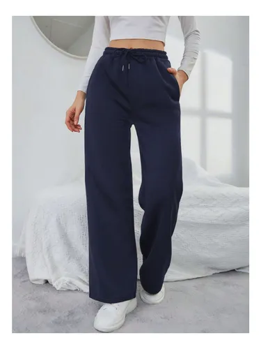 Algodón Pantalon Buzo Mujer La Polar Pantalón Buzo Jogger Invierno