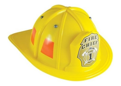 Aeromax Jr Bombero Casco Amarillo Ajustable Tamao Juvenil