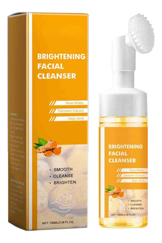 Limpiador Facial Con Cúrcuma, Limpieza Profunda, Crema Facia