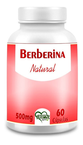 Super Berberina Original Em Cápsulas 500mg Pura 60 Cápsulas