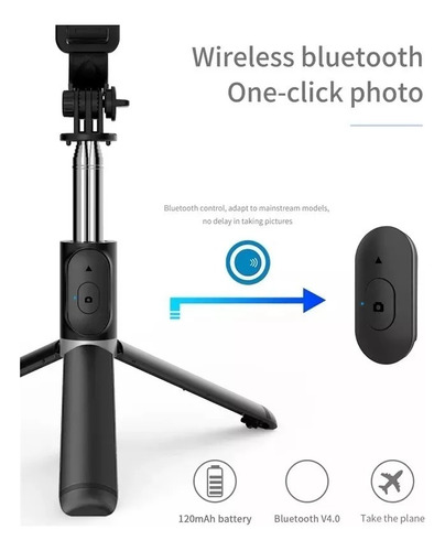 Palo Selfie Trípode Baston Extensible Bluetooth