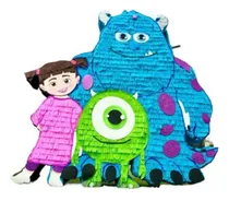 Comprar Piñata Cartón Arcoirispapel 1  Unidad Colorido Celeste Monsters Inc Boo,mike Wazowski  James P. Sullivan Grande