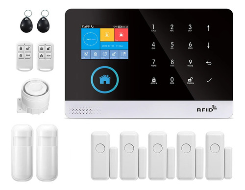 Alarma Wifi Gsm Touch Seguridad Casa Negocio Sistema Vecinal