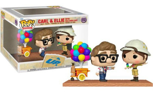 Funko Pop Exclusivo - Up Carl & Ellie With Baloons - 2pack 