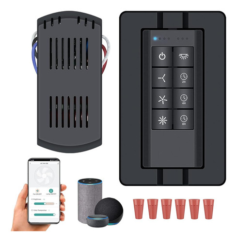 Kit Control Remoto Universal Wifi Para Ventilador De Techo C