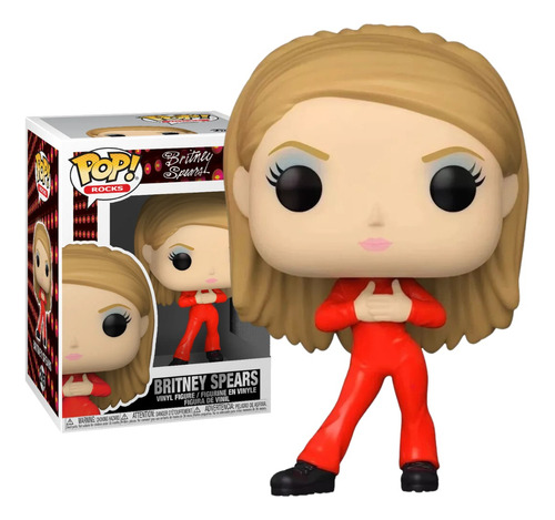 Funko Pop Britney Spears Oops I Did It Again Traje Rojo 