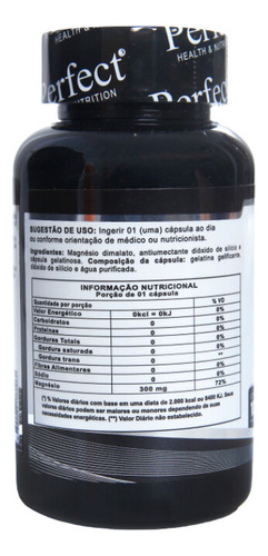 Magnesium Malate 100 Cápsulas Softgel Suplemento Alimentar Sabor Sem Sabor
