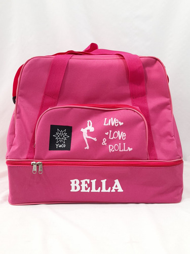 Imagen 5 de 9 de Bolso Patin Artistico Cajon Rigido + Personalizacion | Yuco