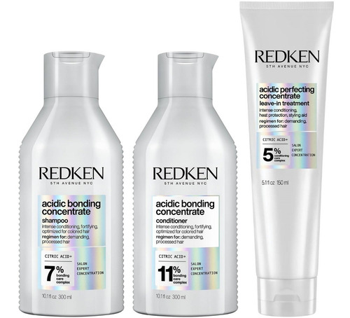 Shampoo + Condition + Crema De Peinar Redken Acidic Bonding