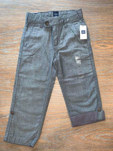 Pantalon Tipo Cargo Gris De Nene Talle 3 Años Gap