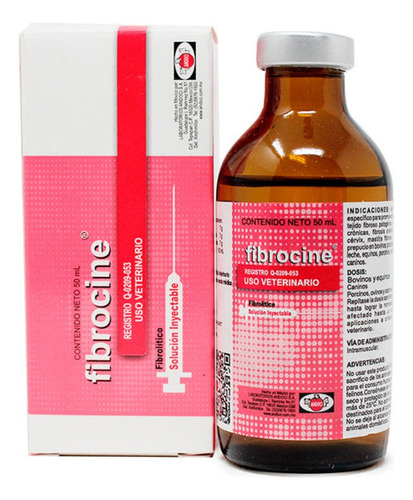 Fibrocine 100ml. Fibrolitico Bovino Equino Ovicaprino Canino