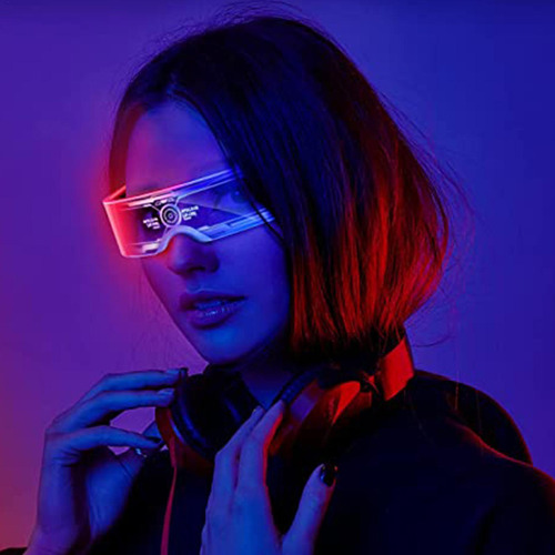 Gafas Das Visera Led Que Las Gafas Futuristas Gafas De Sol G