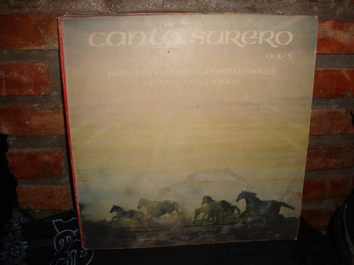 Vinilo Lana Merlo Velazquez Canto Surero Oo Volumen 3 F1