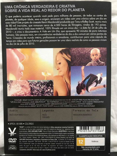 Dvd A Vida Em Um Dia (Usado)