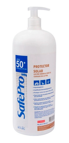 Bloqueador Solar Safepro Fps50+ 1000g