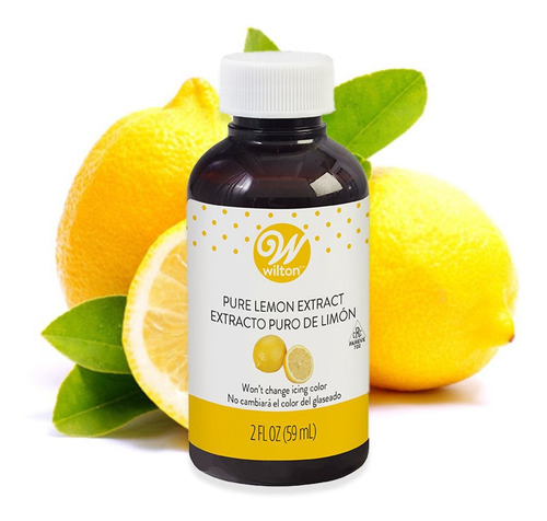 Imagen 2 de 4 de Extracto Puro De Limon Marca Wilton 59ml