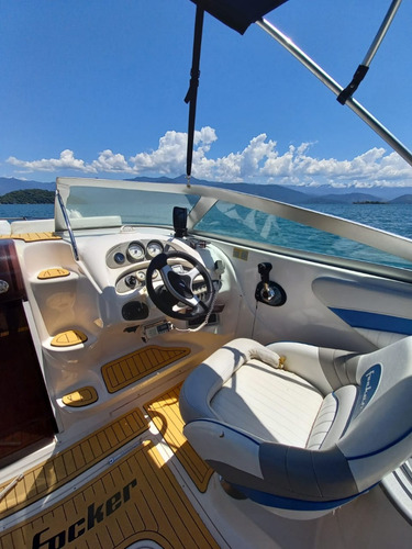 Imagem 7 de 15 de Focker 255 Mercury Verado 200 Hp 4tempos 2006 Comple. Caiera