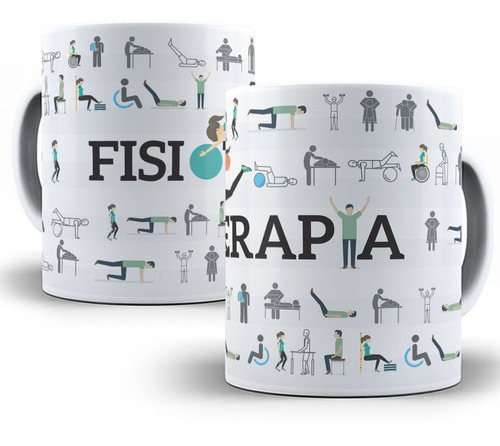 Caneca Fisioterapia Presente Fisioterapeuta Profissão