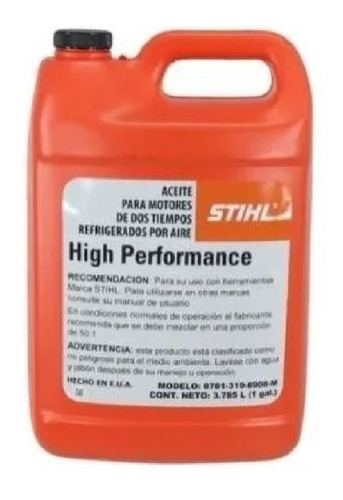 Aceite 2 Tiempos Stihl 07813198908 1galon