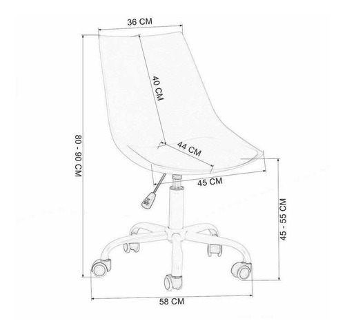 Imagen 4 de 5 de Silla Pc Blanca Moorish Blanca
