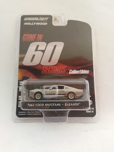 Greenlight Hollywood Gone In 60 Seconds 1967 Ford Mustang 