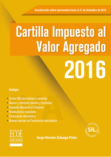 Cartilla Impuesto Al Valor Agregado 2016