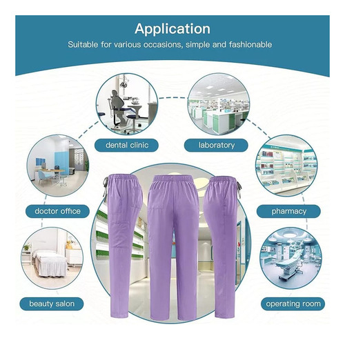 Pijama Quirúrgica Scrub Jogger Uniforme Antifluido Cuello-v