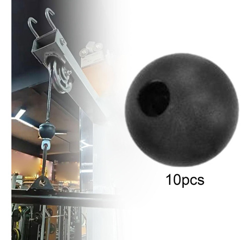10 Piezas De Topes De Bola Para Polea De Fitness, Bolas 40mm