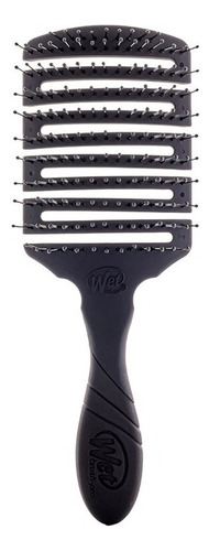 Cepillo de pelo Wet Brush Pro Flex Dry Square Cord Emborr, color negro - negro