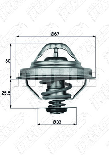 Valvula Termostatica 92&degc E36 318i  Manual 1995 A 2001