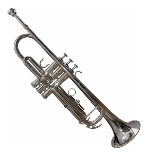 Blessing Trompeta Niquelado Tono Sib 6418n Estuche + Envio !