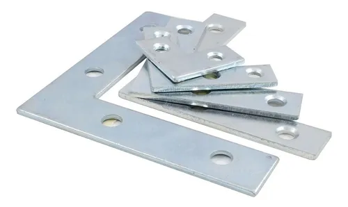 Escuadras Planas Sc Metalúrgica -520- 65 X 10mm. - 24 U