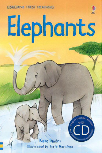 Elephants - Usborne First Reading Green With Cd - Davies, Kate, De Davies, Kate. Editorial Usborne Publishing En Inglés, 2011