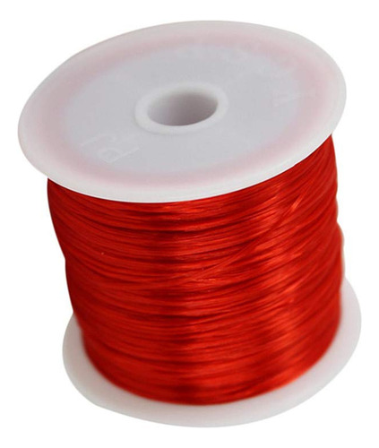 Cuerda Seda Elastica 164.0 ft Tira Hilo Para Manualidad Roja