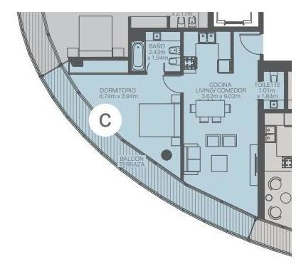 Imagen 3 de 30 de Departamento En Venta Pozo 2 Ambientes Vicente López
