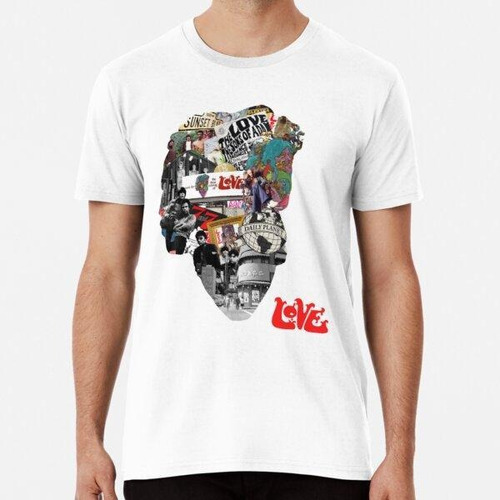 Remera Arthur Lee Y Love Collage Clásico Algodon Premium